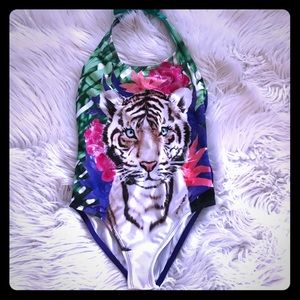 tiger swimming costume